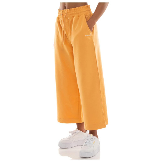 Be Nation Γυναικείο παντελόνι Terry Cropped Wide Leg Pant 7/8
